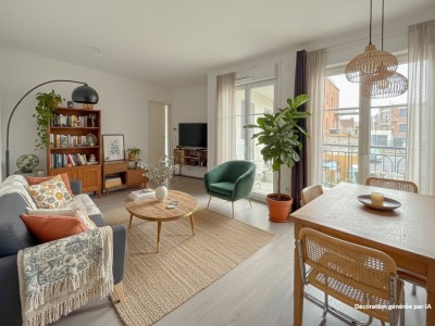 APPARTEMENT T2 A VENDRE - MARCQ EN BAROEUL PLOUICH - 48.35 m2 - 219�000�&euro;