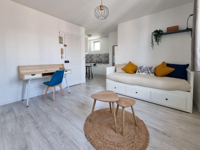 APPARTEMENT T1 A LOUER - LILLE LIMITE RONCHIN - 24 m2 - 560 € charges comprises par mois