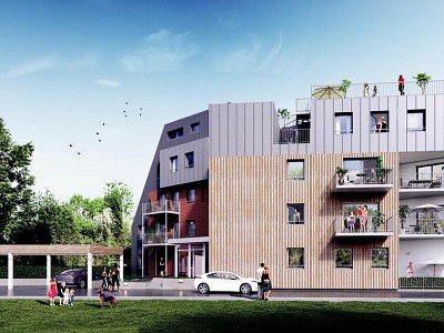 APPARTEMENT T2 NEUF - MARCQ EN BAROEUL - 53.74 m2 - 212000€